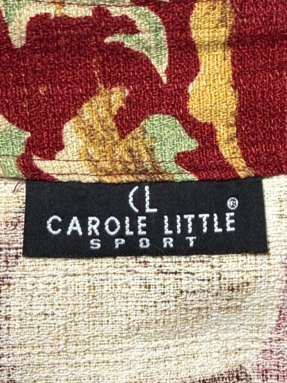 VINTAGE CAROLE LITTLE Western Tapestry Rodeo Wrap Skirt - Picture 9 of 9